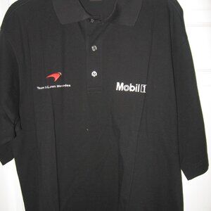 Mobil One Team McLaren Mercedes Polo by Mobile 1 Collection Men's XL New